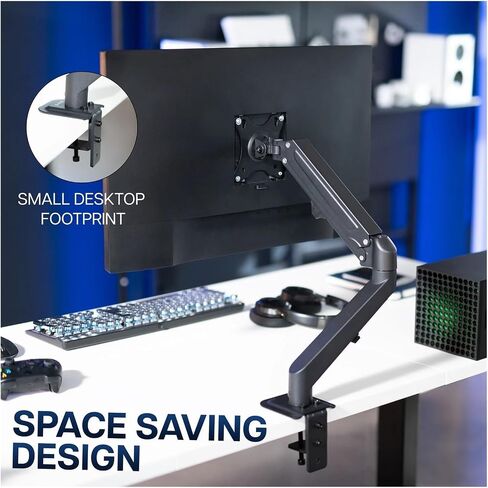 Single Monitor Balanced Desk Stand | Fits Screens 17 to 27 Inches in Saudi Arabia