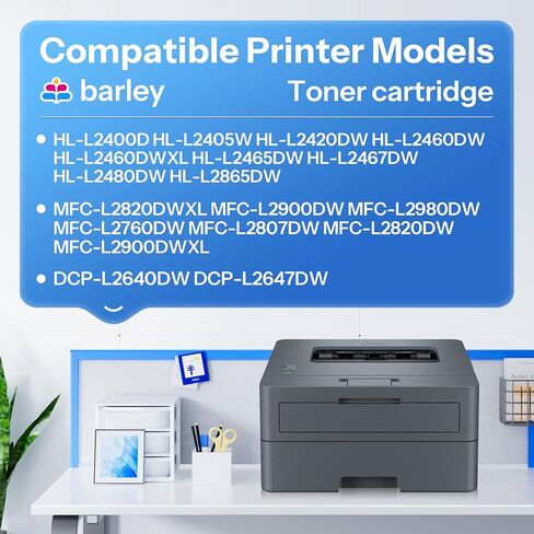 TN830XL Black High Yield Printer Toner Cartridge Compatible TN830XL Black Toner Cartridge Replacement for Brother TN830XL TN830 TN 830 Toner Cartridges HL-L2460DW 1 Pack in Saudi Arabia