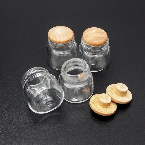 Odoria 1/12 Miniature Glass Jars 4Pcs Dollhouse Decoration Accessories in Saudi Arabia
