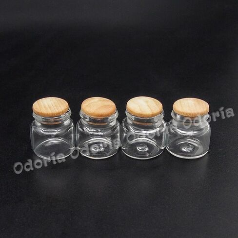 Odoria 1/12 Miniature Glass Jars 4Pcs Dollhouse Decoration Accessories in Saudi Arabia