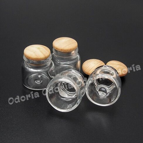 Odoria 1/12 Miniature Glass Jars 4Pcs Dollhouse Decoration Accessories in Saudi Arabia