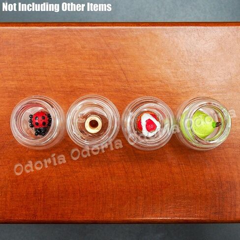 Odoria 1/12 Miniature Glass Jars 4Pcs Dollhouse Decoration Accessories in Saudi Arabia