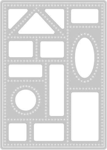 Sizzix Thinlits Die Set - Faux Postage by Eileen Hull in Saudi Arabia