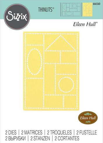 Sizzix Thinlits Die Set - Faux Postage by Eileen Hull in Saudi Arabia