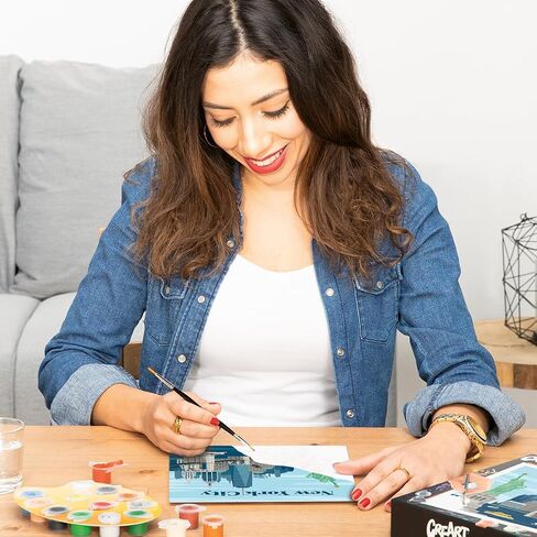 Ravensburger استرخاء Creart New York City Paint by Numbers Kit | هدية فنية مثالية للبالغين وتخفيف التوتر والهواية الإبداعية in Saudi Arabia