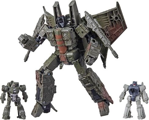 Transformers War for Cybertron Trilogy Deceptican Sparkless Zombie Seeker Toy Figure, Multicolor in Saudi Arabia
