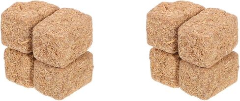 Doitool 8 PCS Mini Hay Bales للديكور المصغر القش القش المصغرة تمثال القش القابل للتكديس لمزرعة Dollhous in Kuwait