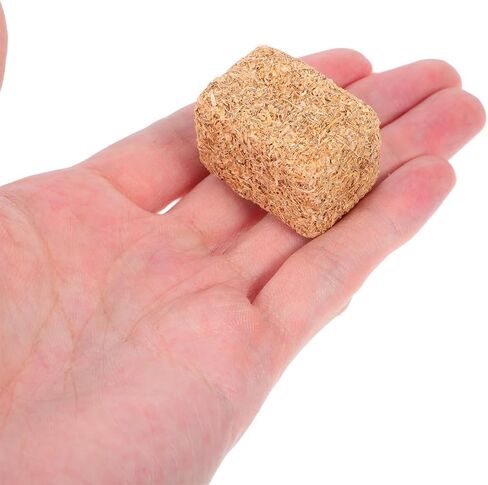 Doitool 8 PCS Mini Hay Bales للديكور المصغر القش القش المصغرة تمثال القش القابل للتكديس لمزرعة Dollhous in Kuwait