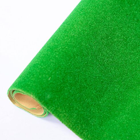 Grass Mat, 16.1 x 39.4 Inch Artificial Train Grass Mat for DIY Railroad Scenery Landscape Crafts Miniature Doll House Project Model Decoration - Type A - Snow White in Saudi Arabia
