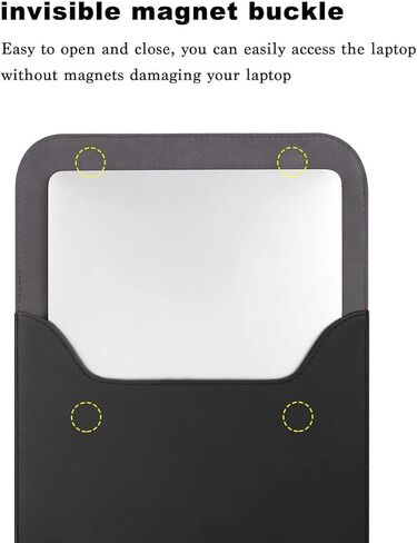 MOSISO Compatible with MacBook Pro 13 inch Case M2 2024, 2023, 2022-2016 M1, Faux Suede Leather Laptop Sleeve with Small Bag&Hard Shell&Keyboard Cover&Screen Protector&Storage Bag, Black in Saudi Arabia