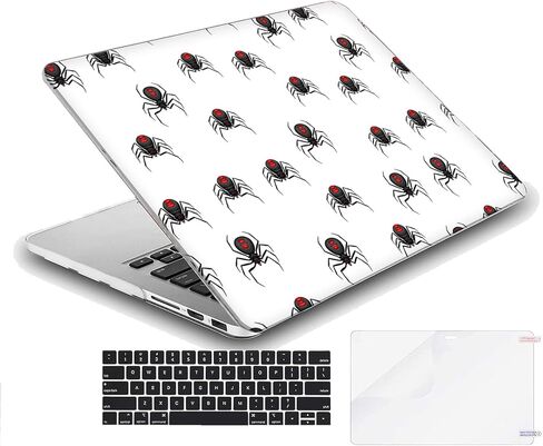 Mingdao متوافق مع MacBook Air 13.6 بوصة ، قذيفة صلبة مع غطاء لوحة المفاتيح وحامي الشاشة (A2681 ، M2 ChIP / A3113 ، M3 Chip / A3240 ، M4 Chip ، 2022-2025 إصدار)-Spiders MD5302 in Kuwait