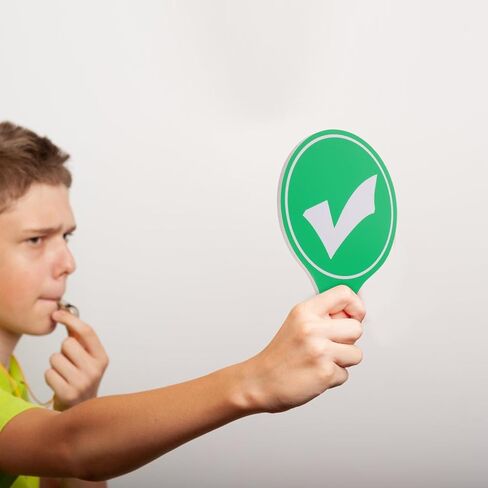 Classroom Voting Paddles Yes or No Double Sided Handy Teacher Classroom Event Supplies Foam Signs True False Paddles for Interaction Auction in Saudi Arabia