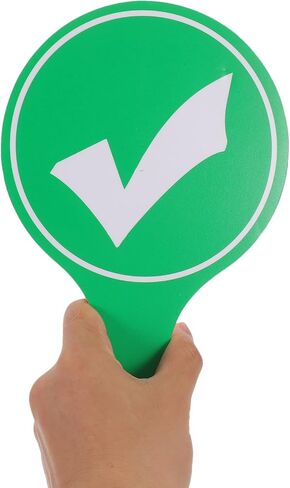Classroom Voting Paddles Yes or No Double Sided Handy Teacher Classroom Event Supplies Foam Signs True False Paddles for Interaction Auction in Saudi Arabia