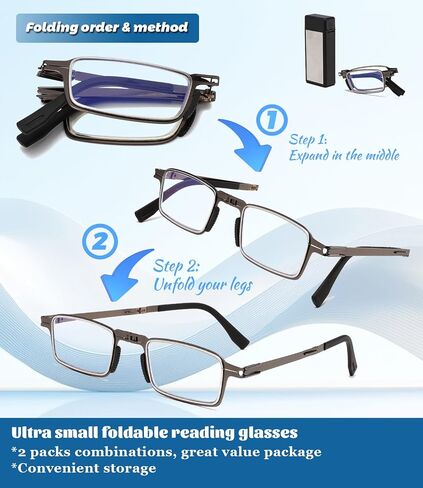 Hubeye 5PCS Reading Glasses Men Unbreakable Blue Light Blocking Computer Readers Women Anti Glare UV Ray Filter Eyeglasses in Saudi Arabia