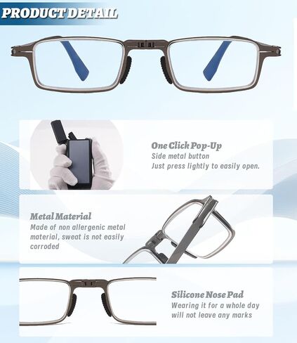 Hubeye 5PCS Reading Glasses Men Unbreakable Blue Light Blocking Computer Readers Women Anti Glare UV Ray Filter Eyeglasses in Saudi Arabia