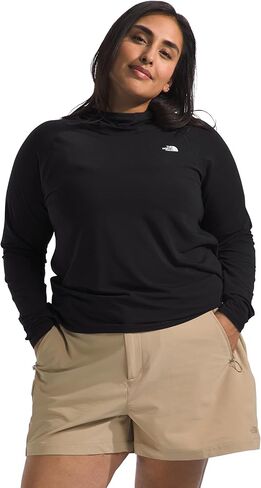 THE NORTH FACE Women's Adventure Sun Hoodie (Standard and Plus Size), White Dune, Large in Saudi Arabia