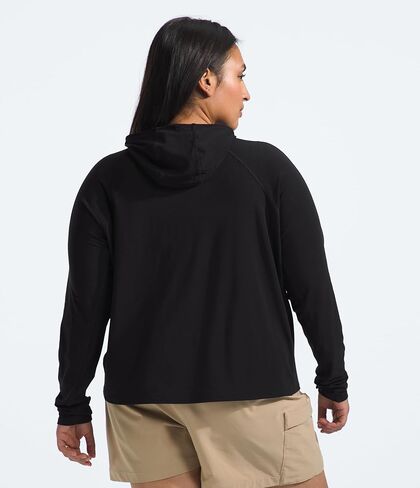 THE NORTH FACE Women's Adventure Sun Hoodie (Standard and Plus Size), White Dune, Large in Saudi Arabia