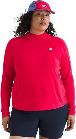 THE NORTH FACE Women's Adventure Sun Hoodie (Standard and Plus Size), White Dune, Large in Saudi Arabia