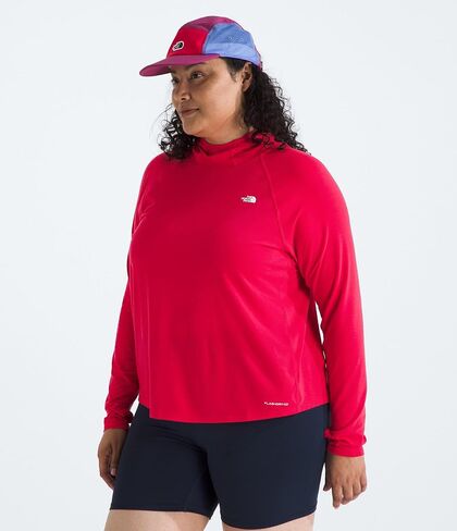 THE NORTH FACE Women's Adventure Sun Hoodie (Standard and Plus Size), White Dune, Large in Saudi Arabia