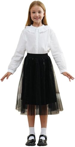 تنانير الفتيات طويلة اللباس الأطفال A-LINE SENE SKIRT Girls TUTU TUTU ASSUME Party 5-14 Years in Saudi Arabia