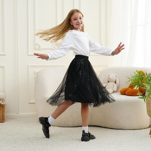 تنانير الفتيات طويلة اللباس الأطفال A-LINE SENE SKIRT Girls TUTU TUTU ASSUME Party 5-14 Years in Saudi Arabia