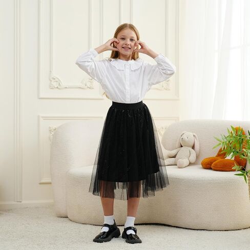 تنانير الفتيات طويلة اللباس الأطفال A-LINE SENE SKIRT Girls TUTU TUTU ASSUME Party 5-14 Years in Saudi Arabia