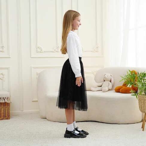 تنانير الفتيات طويلة اللباس الأطفال A-LINE SENE SKIRT Girls TUTU TUTU ASSUME Party 5-14 Years in Saudi Arabia