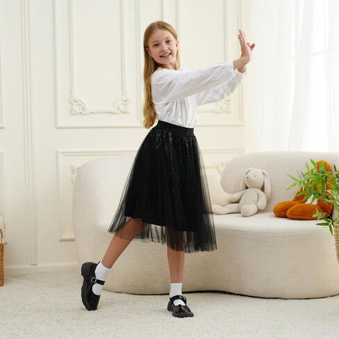 تنانير الفتيات طويلة اللباس الأطفال A-LINE SENE SKIRT Girls TUTU TUTU ASSUME Party 5-14 Years in Saudi Arabia