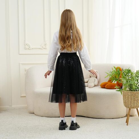 تنانير الفتيات طويلة اللباس الأطفال A-LINE SENE SKIRT Girls TUTU TUTU ASSUME Party 5-14 Years in Saudi Arabia