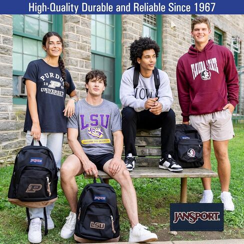 JanSport NCAA Officially Licensed Rival Colorblock Hoodie, Long Sleeve Unisex Sweatshirt, Double-Layered Fleece Hood in Saudi Arabia