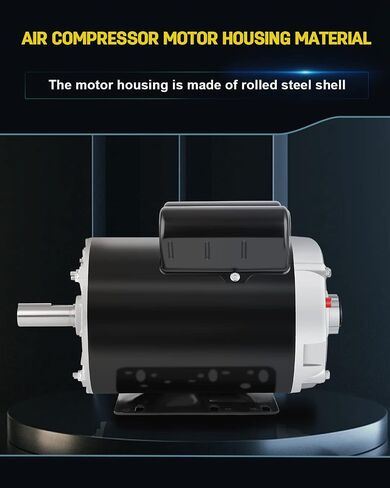 محرك ضاغط هواء SPL 2 HP، محرك كهربائي 3450 دورة في الدقيقة، 115/230 فولت 15/7.5 أمبير مرحلة واحدة، 56 إطارًا 5/8 بوصة، دوران CCW للخدمة التجارية، طول العمود 1.88 بوصة لضواغط الهواء in Kuwait