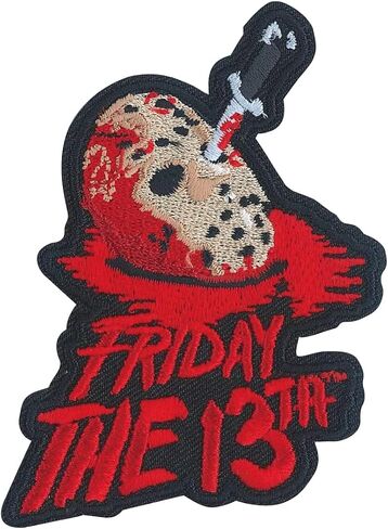 C&D Visionary Friday The 13th Logo Patch ، Red ، Black in Kuwait