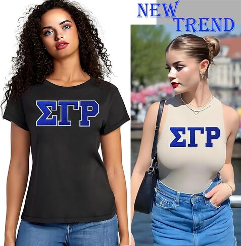 4.5 "الحديد على بقع الحرف اليوناني الأزرق تشنيل الحروف اليونانية من نادي نادي اليونانية بقع نسائية للملابس/سترة/اسكواش/حقيبة (زرقاء ، سيجما) in Kuwait