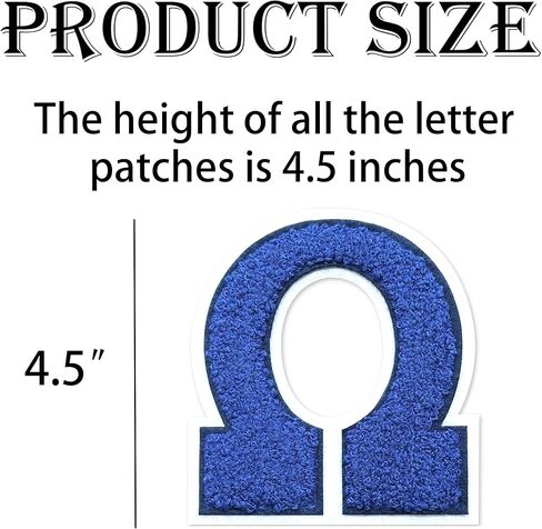 4.5 "الحديد على بقع الحرف اليوناني الأزرق تشنيل الحروف اليونانية من نادي نادي اليونانية بقع نسائية للملابس/سترة/اسكواش/حقيبة (زرقاء ، سيجما) in Kuwait