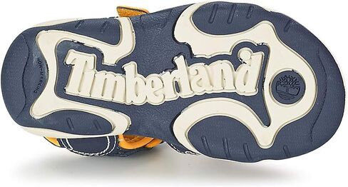 صندل Adventure Seeker للجنسين من Timberland بحزامين، كحلي مع أغلبية صفراء، صناعي بدون جلد، 12M in Saudi Arabia