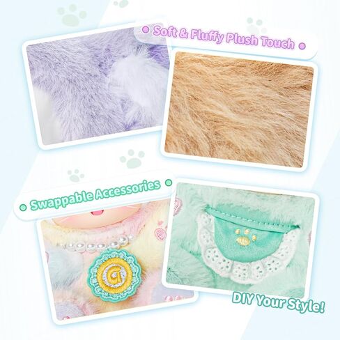 TOP TOY Gyun Candy Land Plush Blind Box 1 Pack – Cute Cat Lamb Collectible Figures, Soft 15cm Plush Toy, Random Surprise Birthday Gift for Girls and Kids in Saudi Arabia
