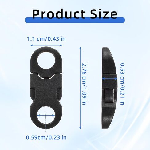 25 Pack Mini Safety Breakaway Buckles Plastic Buckle Clips 6mm Side Release Plastic Buckle Paracord Bracelet Buckles for Paracord Bracelet Clasp Anklet Braided Necklace Cameras Strap DIY Crafts in Saudi Arabia