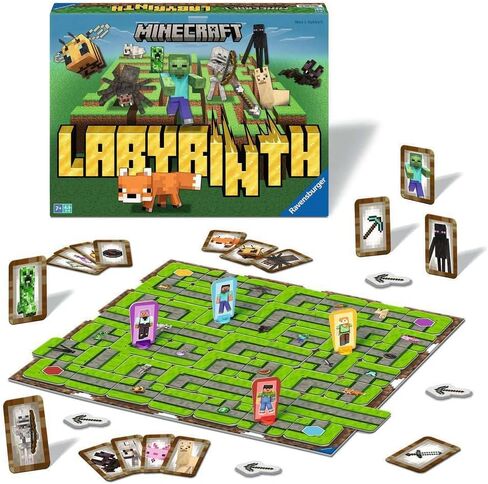 Ravensburger 24684 - Minecraft Labyrinth - The Classic Game for 2-4 Players Aged 7+ with Characters and Objects from The Minecraft Computer Game in Saudi Arabia