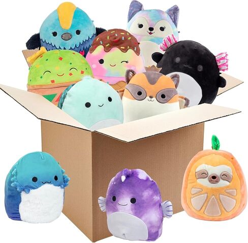 Squishmallows Mystery 8-Inch 2-Squish 2025 Value Pack - Get Two Small Official Jazwares Plush for Less - Collectible Soft & Squishy Stuffed Animal Toy - Gift Set for Kids, Girls & Boys in Saudi Arabia