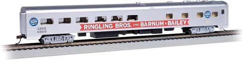 Bachmann Trains - Ringling BROS. and Barnum & Bailey™ - 85’ Smooth-Side Dining “Pie" CAR with Lighted Interior – Blue Unit #63010 - HO Scale in Saudi Arabia