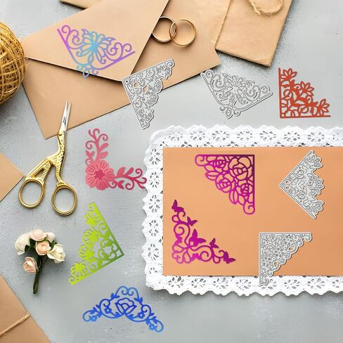 UNICRAFTALE 17Pc 3D Flower Cutting Dies for Card Making Floral Theme Metal Die Cuts Wedding Flower Leaves Cutting Die for Scrapbooking Embossing Dies Stencil for Paper Album Decoration Card in Saudi Arabia
