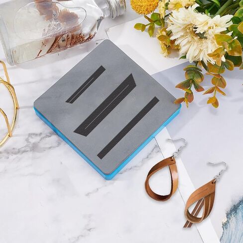 SUPERDANT Leather Earrings Cutting Die Twist Shape Hoop Earrings Die Cutter Women Girls Pendant Die Cuts Machine Faux Leather Dangle Earrings Dies for Crafters Jewelry Gifts DIY Decoration in Saudi Arabia