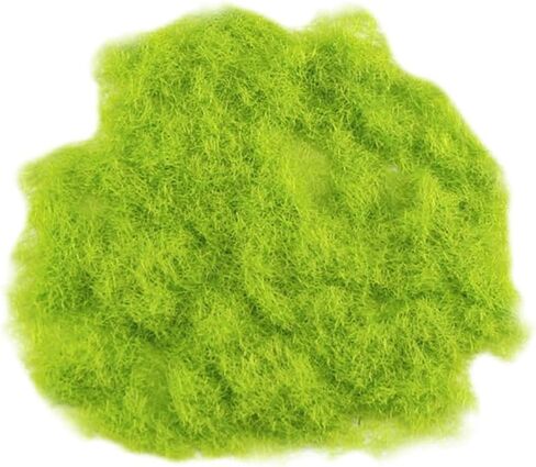60 Gram Green Static Grass Miniature Realistic Grass Model Terrain Grass Powder Dollhouse Fairy Garden Miniatures War Game Grass Miniatures Diorama Model Supplies Green in Saudi Arabia