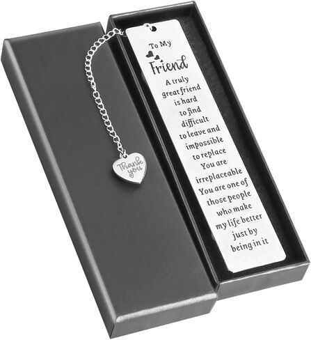 Best Friend Bookmarks for Women Metal Book Marker for Reading Best Friend Birthday Going Leaving Long Distance Friendship Gift for Besties BFF Female Reader Graduation Book Lovers Club Gifts in Saudi Arabia