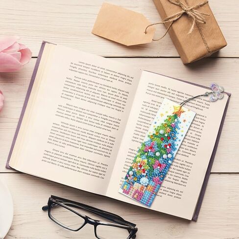 3pcs Diamond Art Workmarks DIY Christmas Trees Diamond Paints Purchmbks for البالغين لعشاق المبتدئين الحرف اليدوية DIY ، هدية عيد ميلاد عيد الميلاد الجديد. in Kuwait