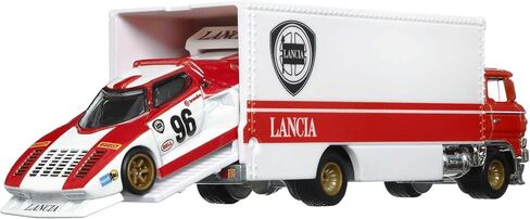Hot Wheels Car Culture Team Transport Lancia Stratos Group 5 & Sakura Sprinter Diecast Car in Saudi Arabia