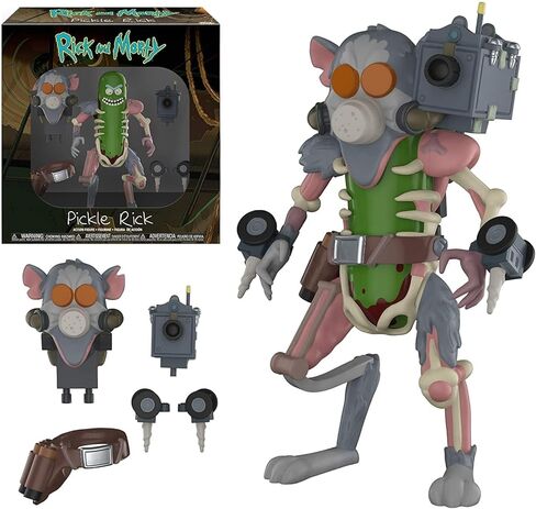 Funko Action Figure: Rick and Morty: Pickle Rick - Collectible - فكرة هدية - البضائع الرسمية - للبنين والبنات والأطفال والكبار - عشاق التلفزيون in Saudi Arabia