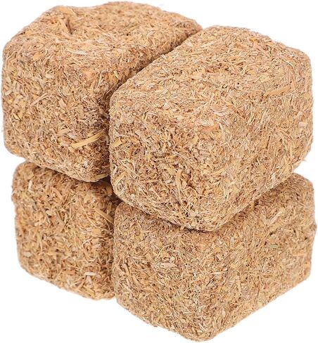 4pcs Miniature Stackable Haystack Decor, Mini Realistic Hay Bales, 1.18 x 0.78 x 0.78 Inch, for Farm Models, Dollhouse, DIY Crafts, Tabletop Centerpieces in Saudi Arabia