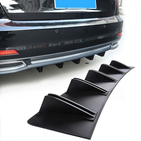 Rear Diffuser for Land Rover Range Rover Evoque 2019 2020 2021 2022 2023 2024 2025, Sports Lip Spoiler Aerodynamic Design, Easy to Install, Black in Saudi Arabia