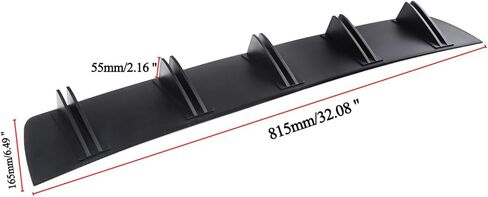 Rear Diffuser for Land Rover Range Rover Evoque 2019 2020 2021 2022 2023 2024 2025, Sports Lip Spoiler Aerodynamic Design, Easy to Install, Black in Saudi Arabia